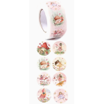 Flower Fairy & Mushroom Stickers - Roll of 500